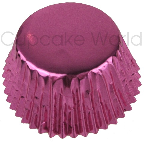 25PCS BEAUTIFUL PINK SHINY FOIL MUFFIN CUPCAKE CASES PATTY PANS 25PCS BEAUTIFUL PINK SHINY FOIL MUFFIN CUPCAKE CASES PATTY PANS